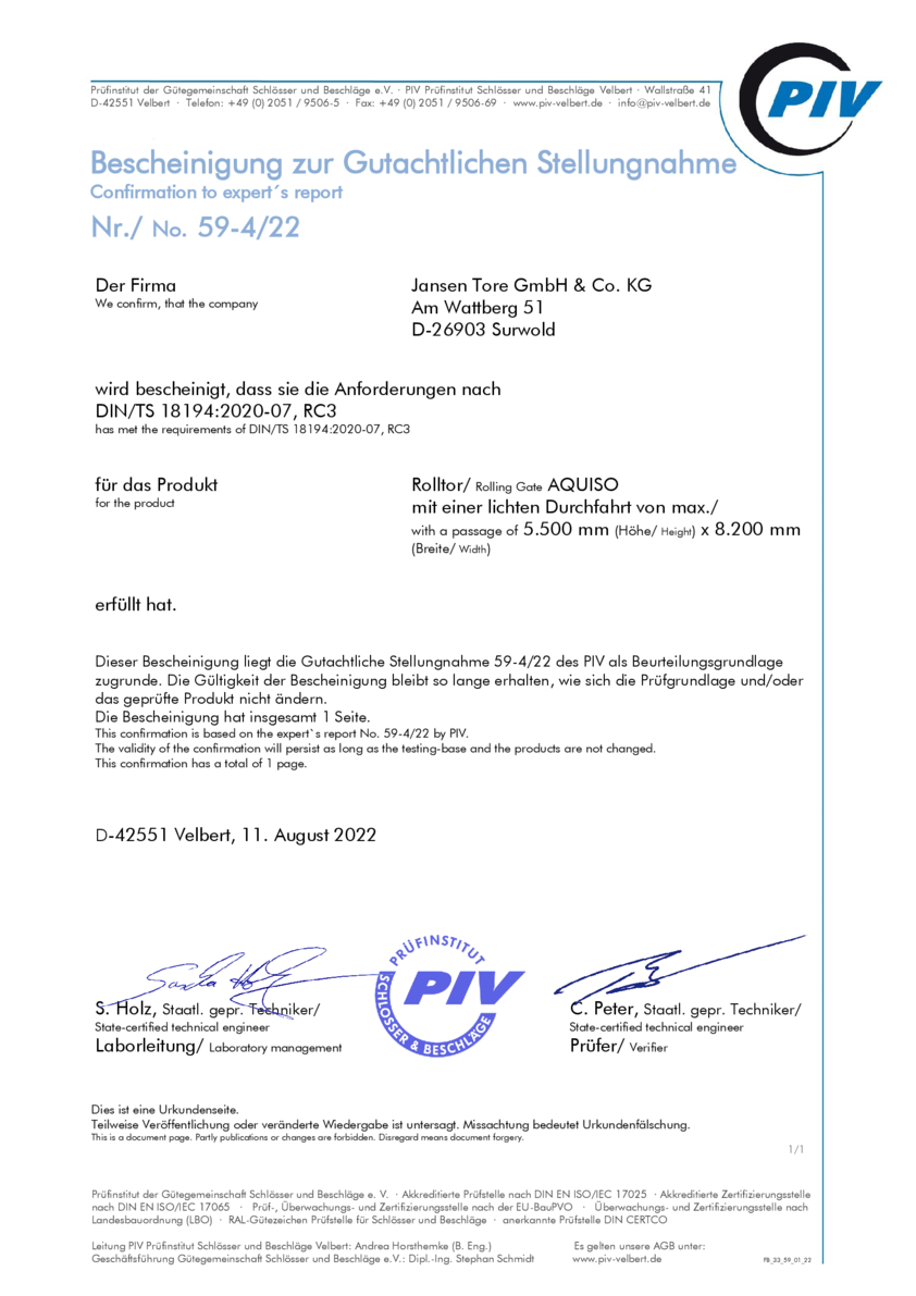 Bescheinigung RC3 - Aquiso.pdf
