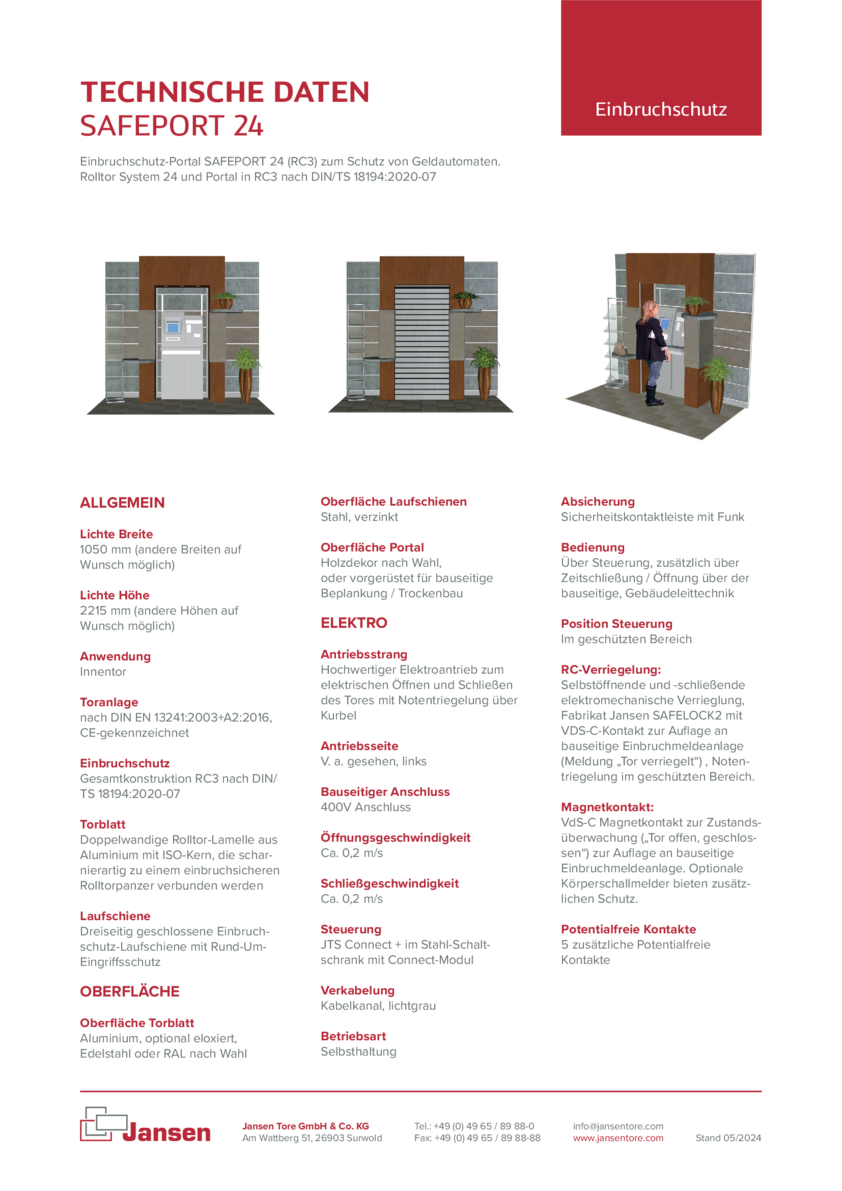 Einbruchschutz-Portal SAFEPORT 24( RC3) - Technisches Datenblatt.pdf